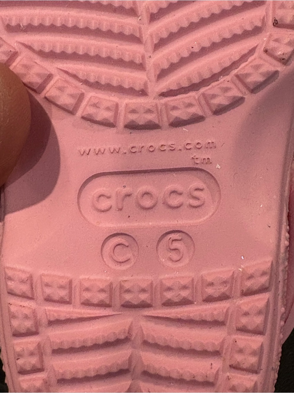 Crocs Classic Glitter Sandal Clog Kid Flamingo Pink Infant Baby Toddler Sizes - Picture 9 of 11